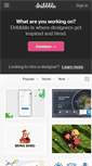 Mobile Screenshot of dribbble.com